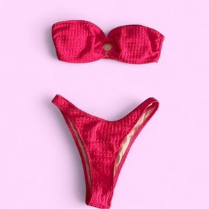 Elegant Pink Bikini Set